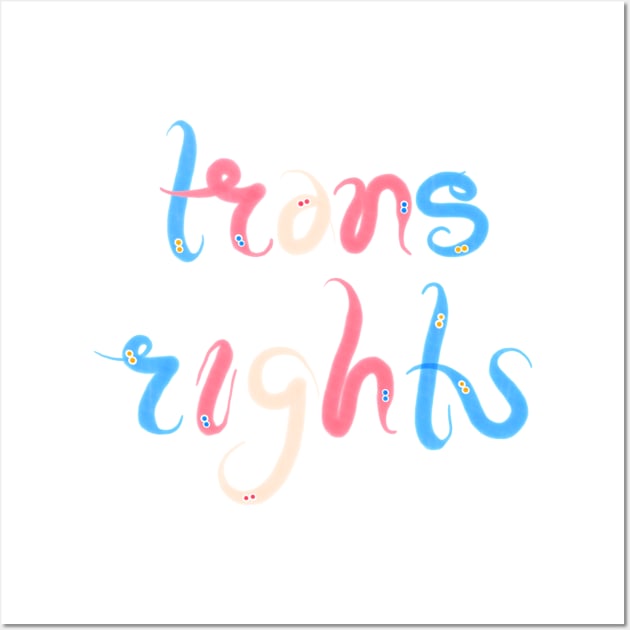 trans rights! Wall Art by le_onionboi
